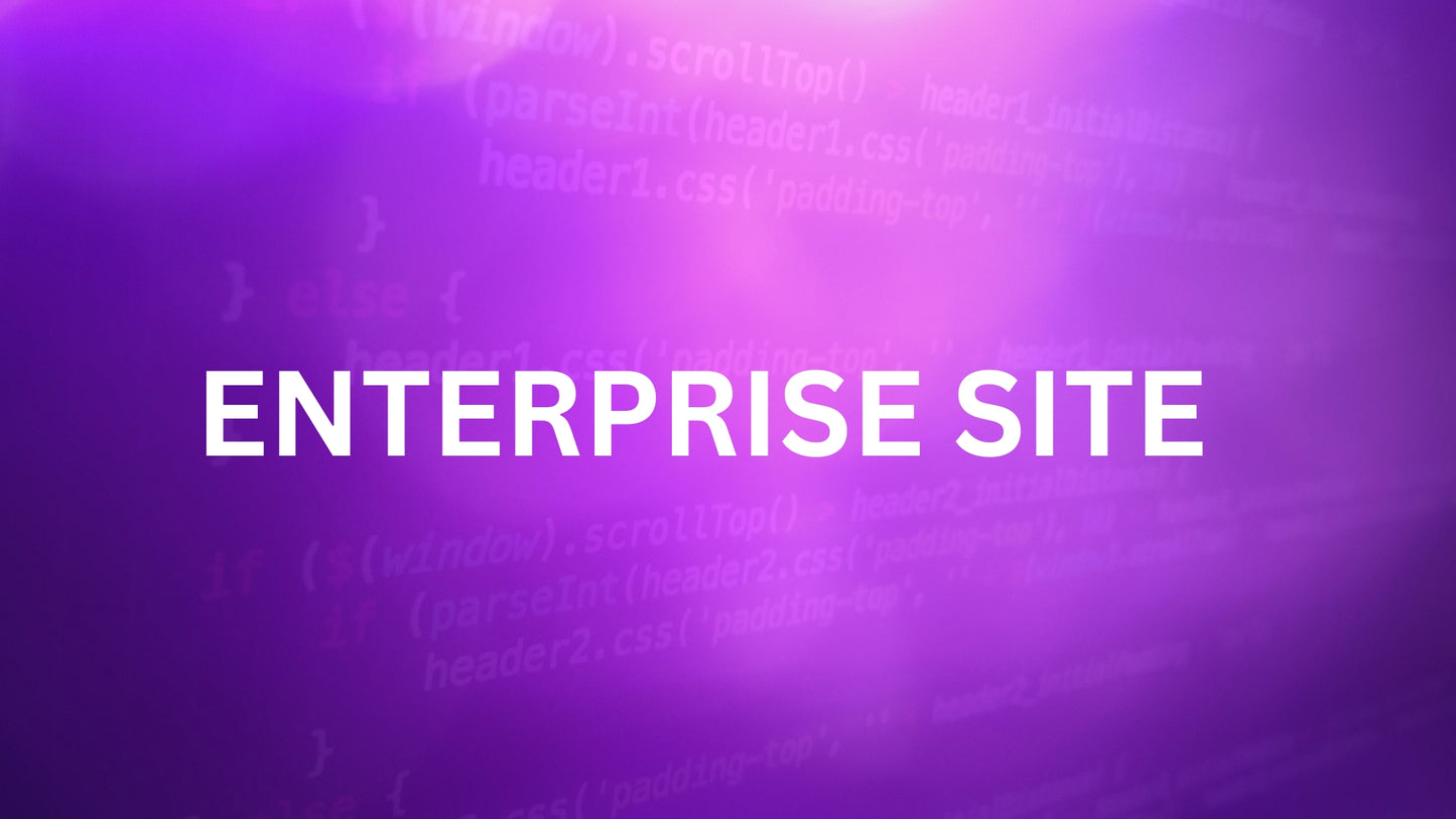 Enterprise Level Site (Small Entity or Producer)