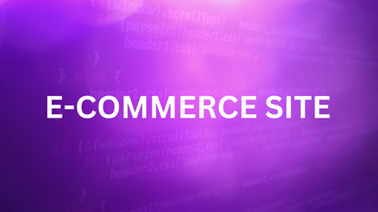 E-Commerce Web Development