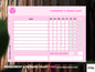 Kink Punishment & Reward Chart (Pink) Kinky Gift