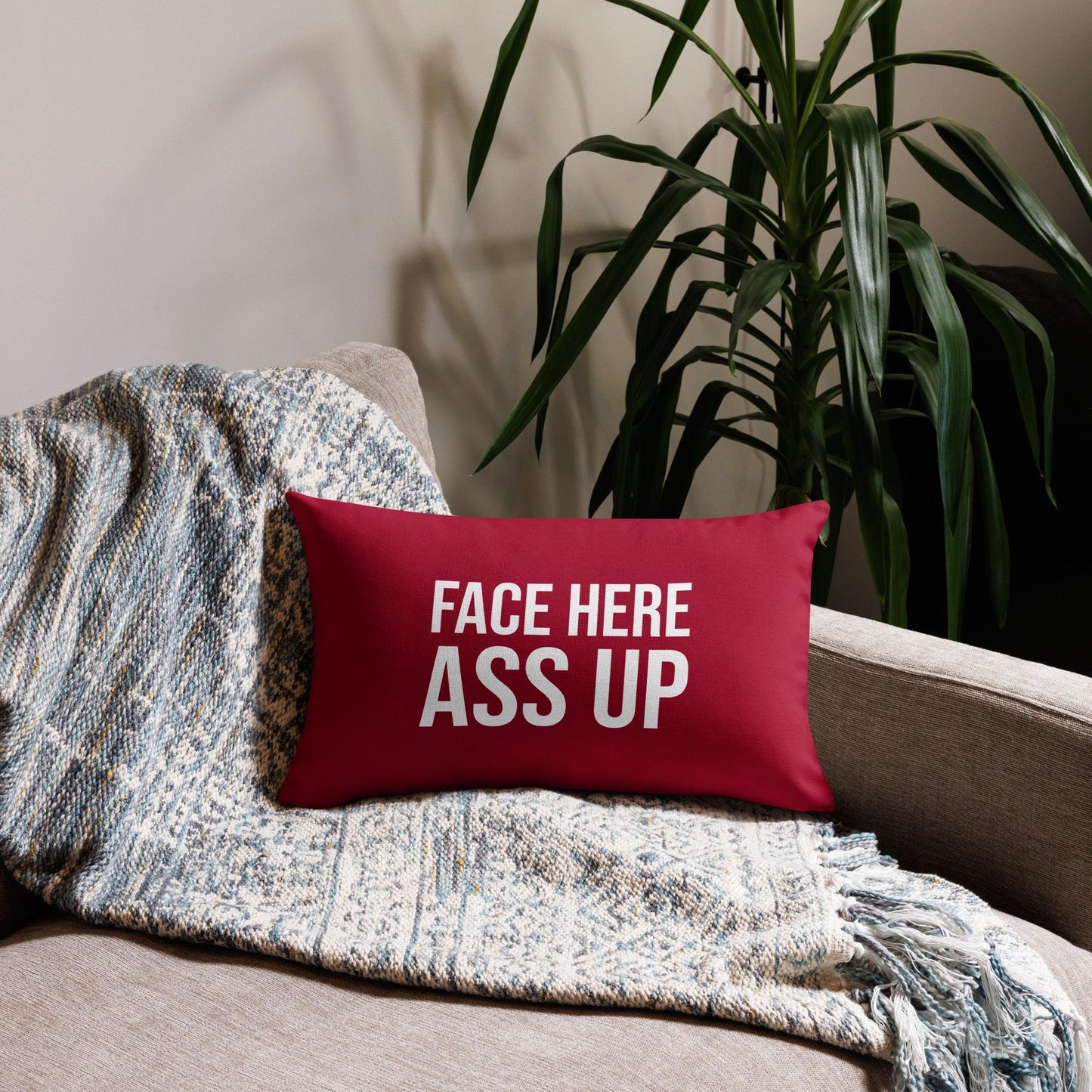 Face Here Pillow