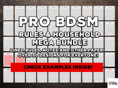 Kinky Fill in House Rules PRO 50 MEGA package