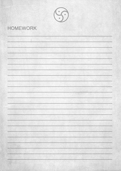 Kink A4 Kink Homework Writing Paper (Lined)