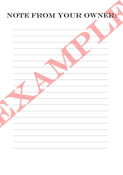 Kink Kinky Letterhead Mega Pack, Notepaper, Writing paper, Lined paper Kinky