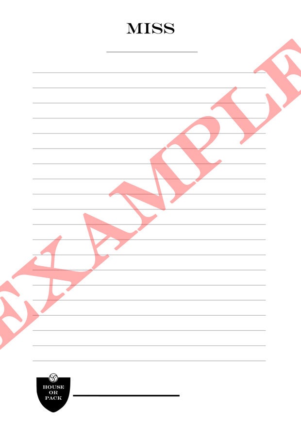 Kink Kinky Letterhead Mega Pack, Notepaper, Writing paper, Lined paper Kinky