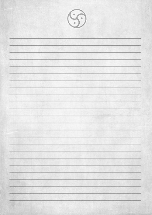 Kink A4 Simple Lined Paper template for printing