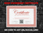 Kink Ownership Certificate Kink Print & Sign Yourself Custom qr link url | PDF (Printable)