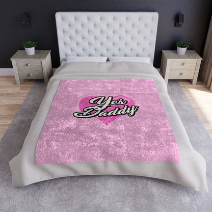 Kinky Yes ! Crushed Velvet Blanket