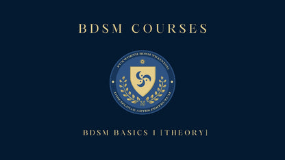 Kink Coursebook Submissive Basics I [Theory]