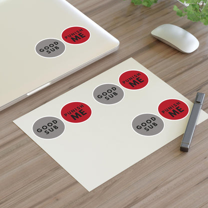 Kinky Round Stickers