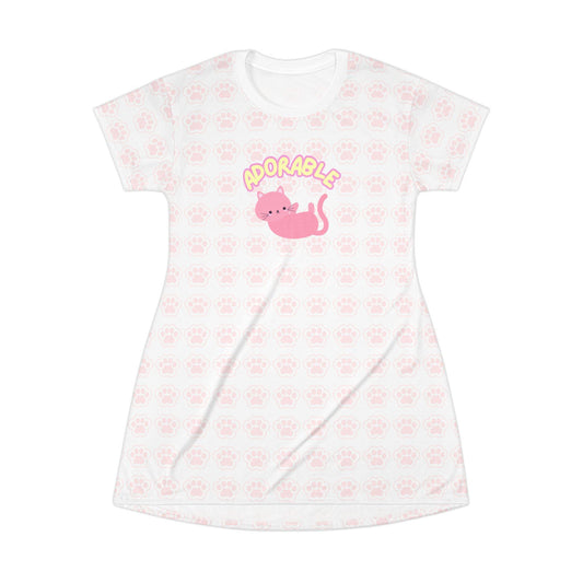 DDLG T-Shirt Dress "Adorable Kitty"