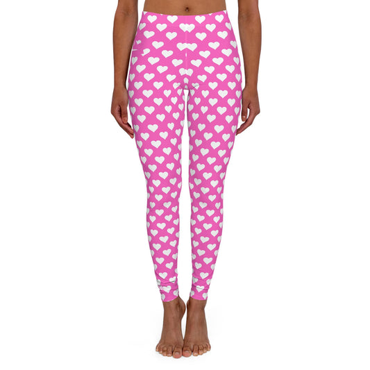 Hotbunz Pink Heart Leggings