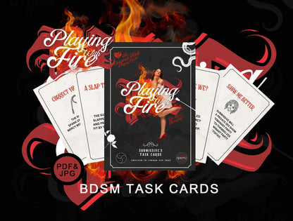 Kinky GAME "Playing With Fire" Sub Task Cards