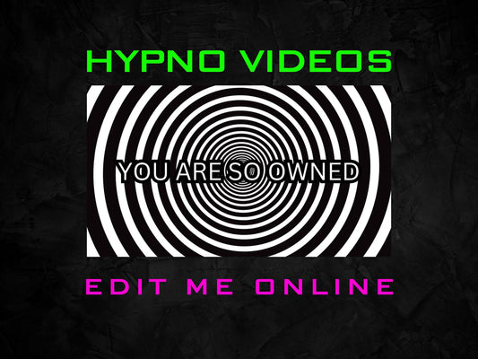 EDITABLE HYPNO VIDEO Kinky Domme sub