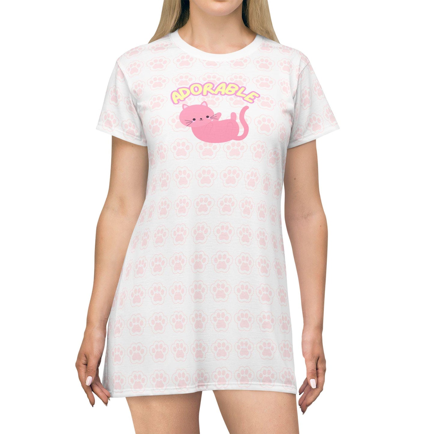 DDLG T-Shirt Dress "Adorable Kitty"