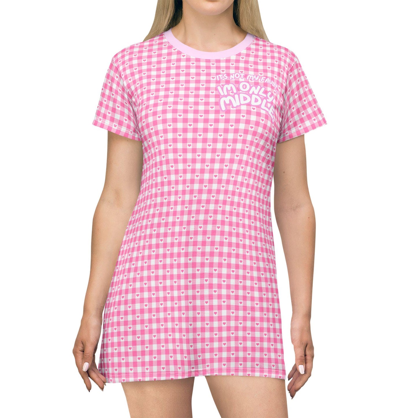 T-Shirt Dress "Not My Fault"