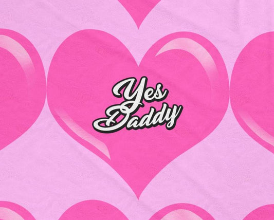 Kinky DDLG "Yes !" Blanket